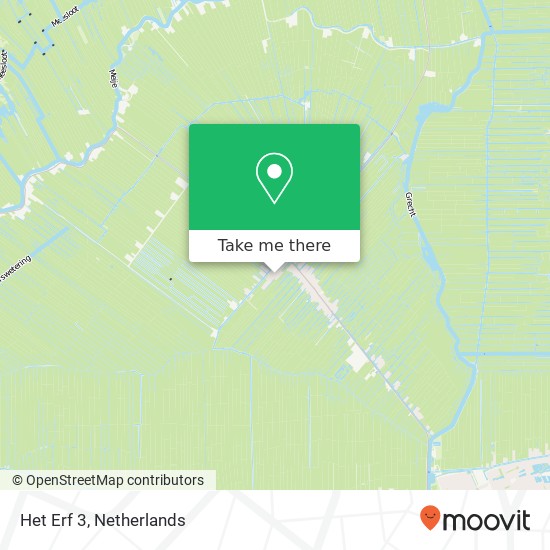 Het Erf 3, 3474 NA Zegveld kaart