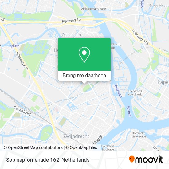 Sophiapromenade 162 kaart