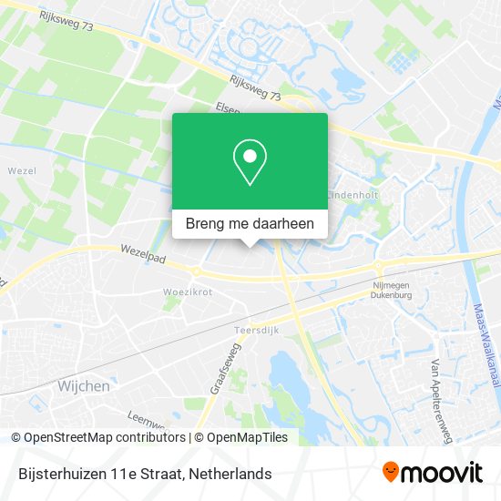 Bijsterhuizen 11e Straat kaart