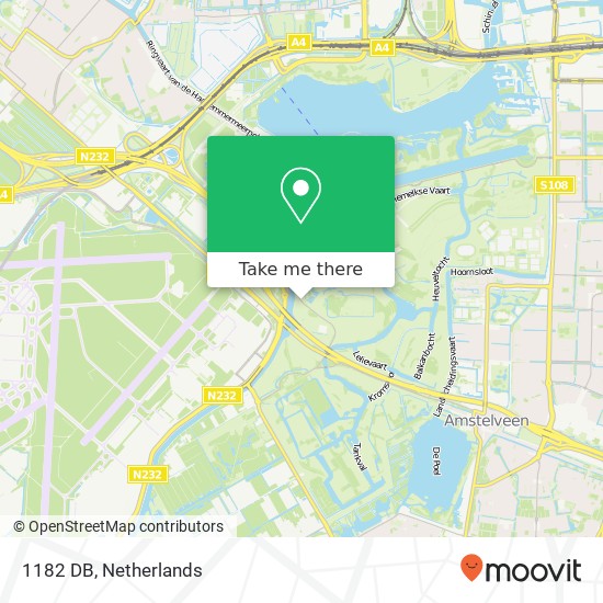1182 DB, 1182 DB Amstelveen, Nederland kaart