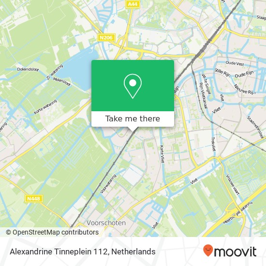 Alexandrine Tinneplein 112, Alexandrine Tinneplein 112, 2331 PP Leiden, Nederland kaart