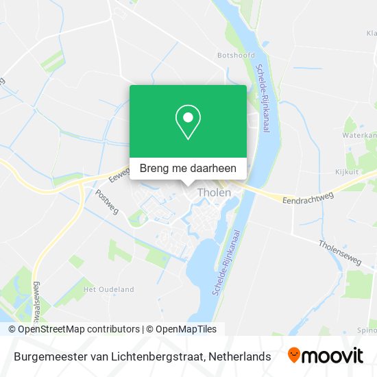 Burgemeester van Lichtenbergstraat kaart