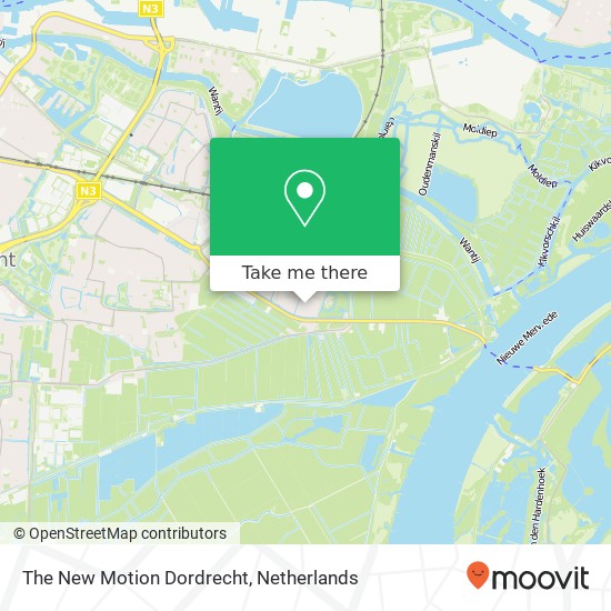 The New Motion Dordrecht kaart
