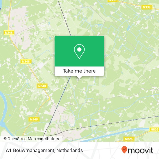A1 Bouwmanagement, Dortherdijk 55 kaart
