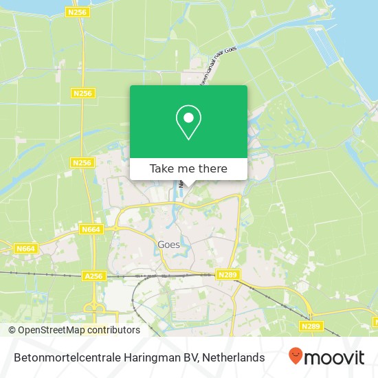 Betonmortelcentrale Haringman BV, Houtkade 18 kaart