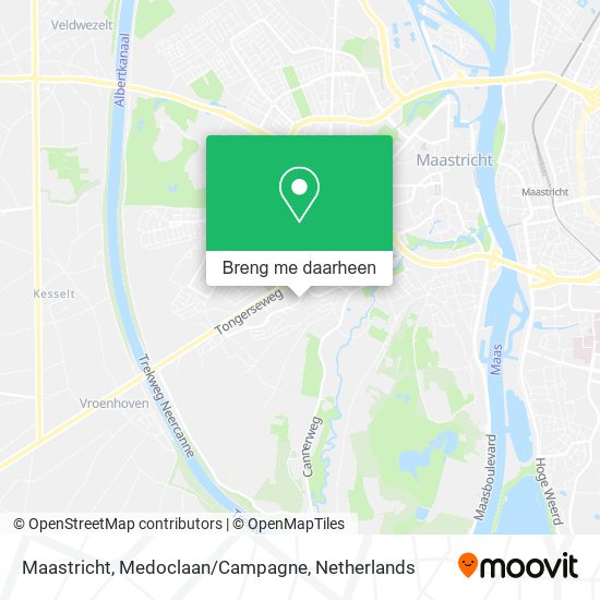 Maastricht, Medoclaan/Campagne kaart