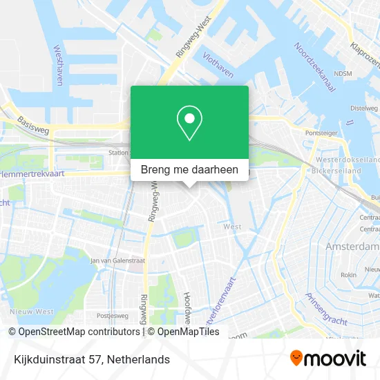 Kijkduinstraat 57 kaart