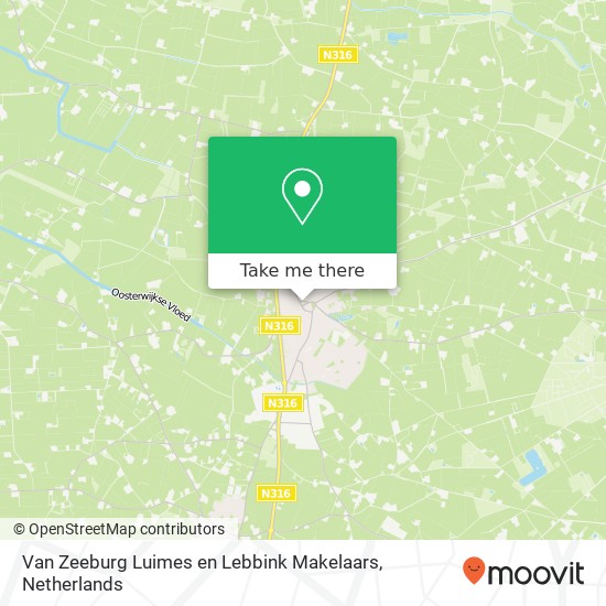 Van Zeeburg Luimes en Lebbink Makelaars, Kerkstraat 4 kaart
