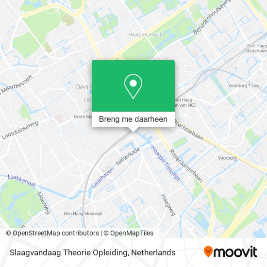 Slaagvandaag Theorie Opleiding kaart