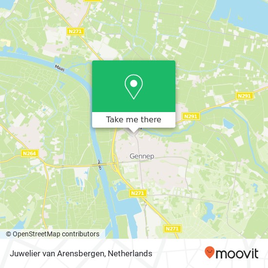 Juwelier van Arensbergen, Zandstraat 48 kaart