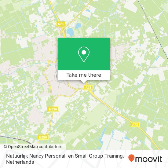Natuurlijk Nancy Personal- en Small Group Training, Broekweg 13A kaart