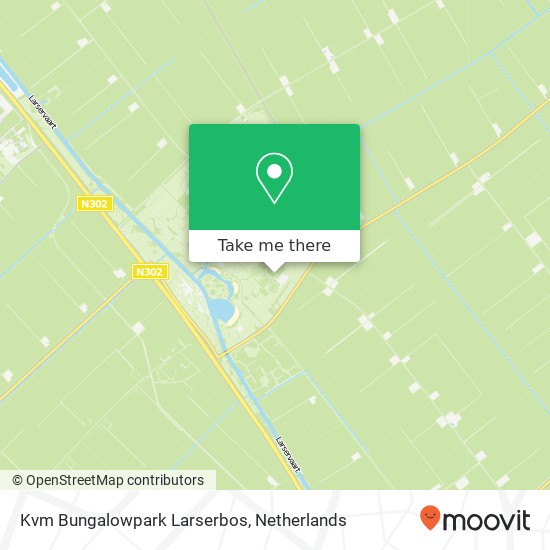 Kvm Bungalowpark Larserbos, Rietweg 84 kaart