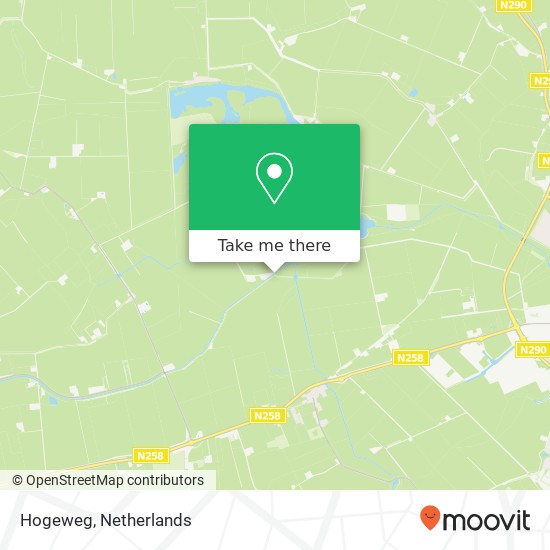 Hogeweg, 4561 Hulst kaart