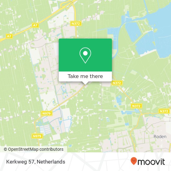 Kerkweg 57, Kerkweg 57, 9351 AK Leek, Nederland kaart