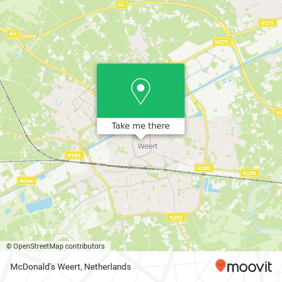 McDonald's Weert, Markt 19 kaart