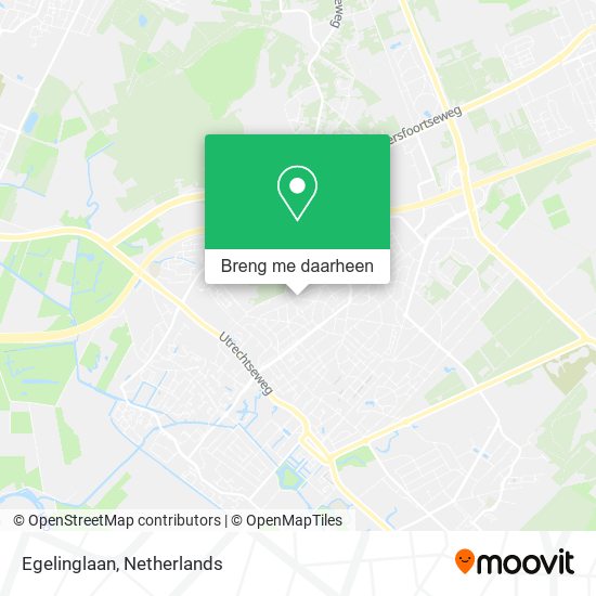 Egelinglaan kaart