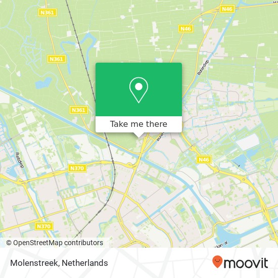 Molenstreek, 9738 AA Groningen kaart