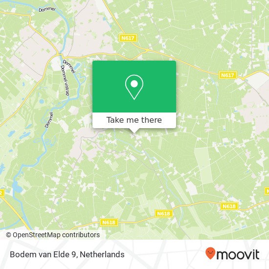Bodem van Elde 9, 5292 NB Sint-Michielsgestel kaart