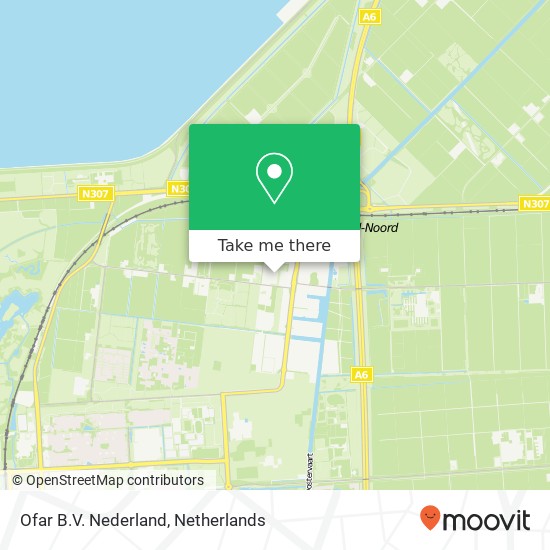 Ofar B.V. Nederland, Platinastraat 75 kaart