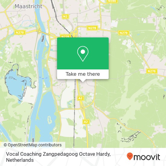 Vocal Coaching Zangpedagoog Octave Hardy, Vonkendaal 154 kaart