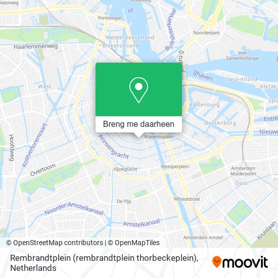 Rembrandtplein (rembrandtplein thorbeckeplein) kaart