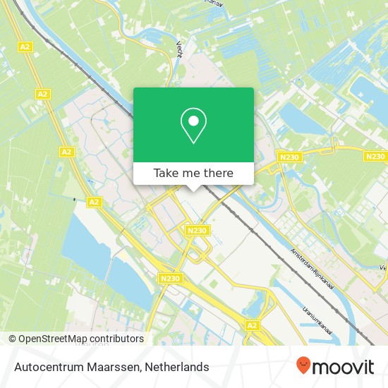 Autocentrum Maarssen, Nijverheidsweg 7 kaart