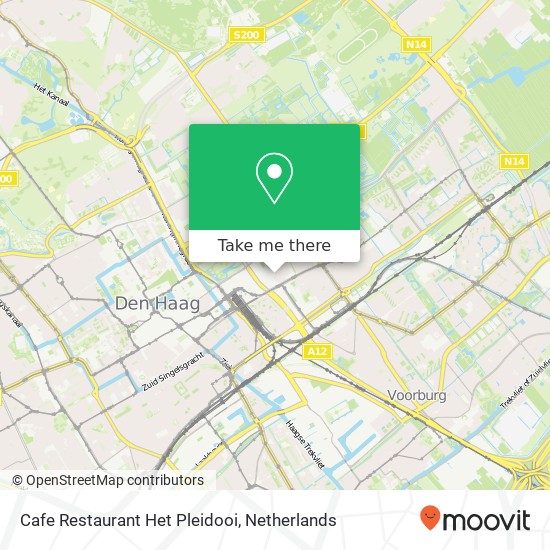 Cafe Restaurant Het Pleidooi, Adelheidstraat 87 kaart