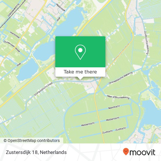 Zustersdijk 18, Zustersdijk 18, 2266 EW Leidschendam, Nederland kaart