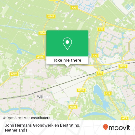 John Hermans Grondwerk en Bestrating, Woeziksestraat 545 kaart