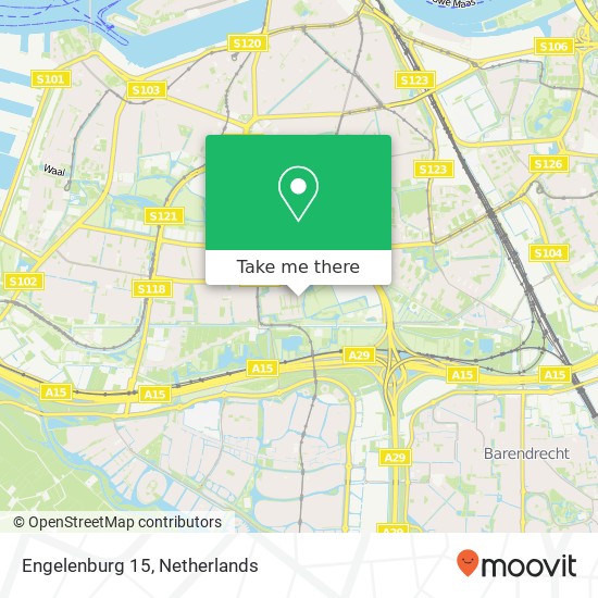 Engelenburg 15, 3085 KJ Rotterdam kaart