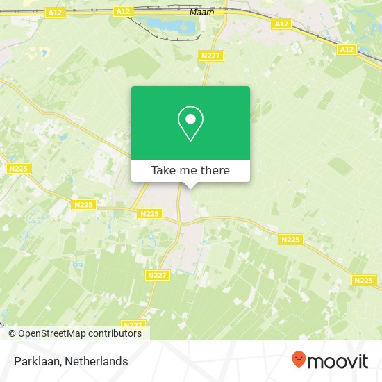 Parklaan, Parklaan, 3941 Doorn, Nederland kaart