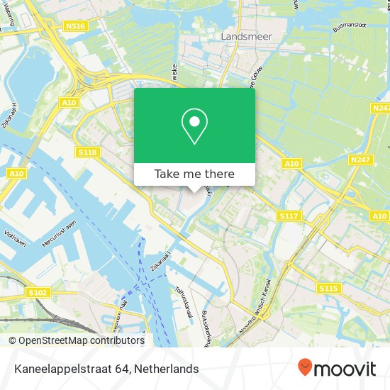 Kaneelappelstraat 64, Kaneelappelstraat 64, 1036 Amsterdam, Nederland kaart