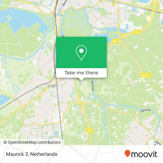 Maurick 3, Maurick 3, 5261 NA Vught, Nederland kaart