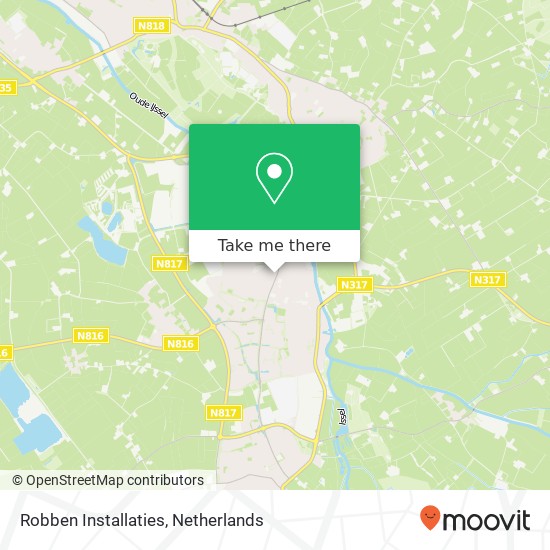 Robben Installaties kaart