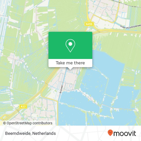 Beemdweide, Beemdweide, 2811 Reeuwijk, Nederland kaart