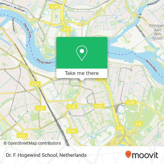 Dr. F. Hogewind School, Kraaijeveldstraat 2 kaart
