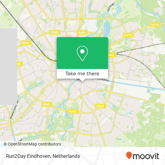 Run2Day Eindhoven, Geldropseweg 19 kaart