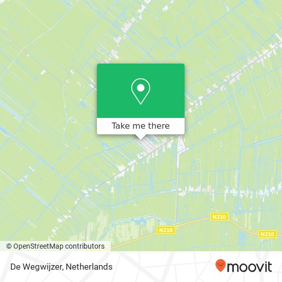 De Wegwijzer, Prins Clausstraat 1 kaart