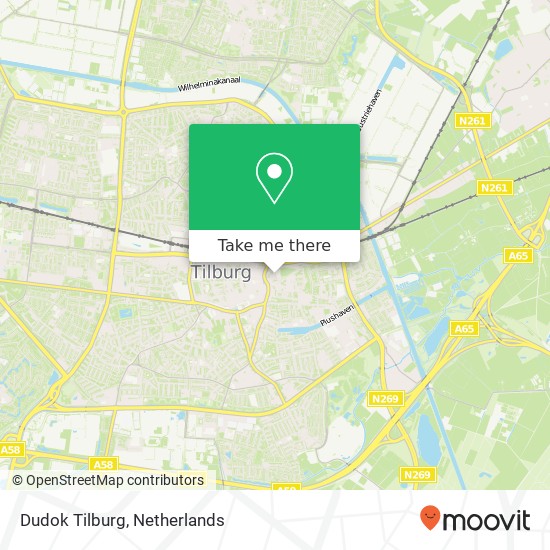 Dudok Tilburg, Veemarktstraat 33 kaart