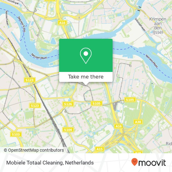 Mobiele Totaal Cleaning, Groene Tuin 163 kaart