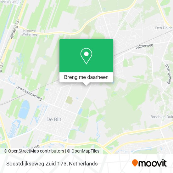Soestdijkseweg Zuid 173 kaart