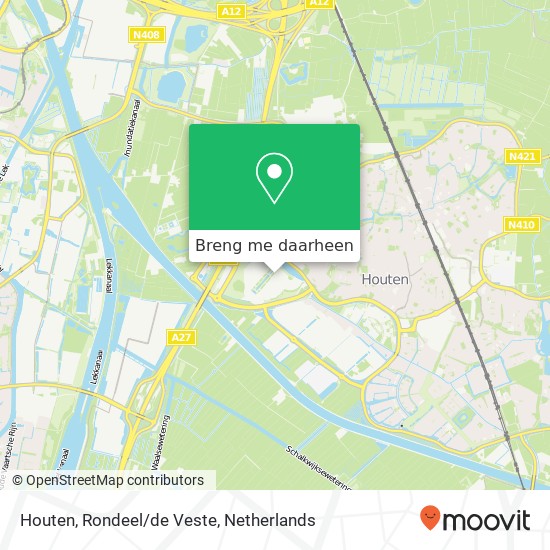 Houten, Rondeel/de Veste kaart