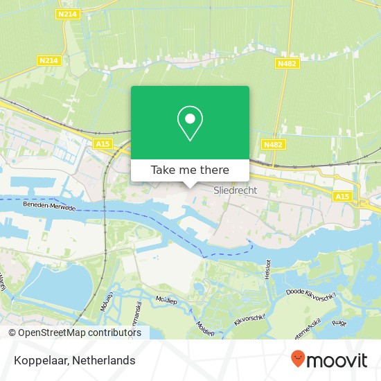 Koppelaar, Molendijk 67 kaart