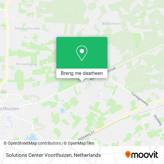 Solutions Center Voorthuizen kaart