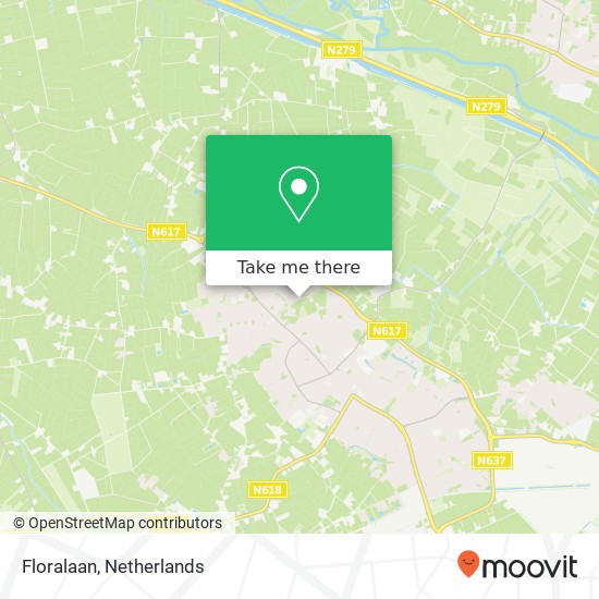 Floralaan, Floralaan, 5482 Schijndel, Nederland kaart