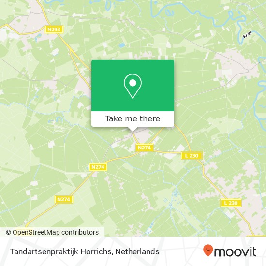 Tandartsenpraktijk Horrichs, Hoofdstraat 180 kaart