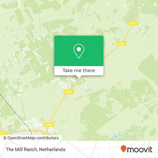 The Mill Ranch, Apeldoornseweg 9 kaart