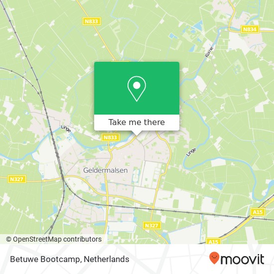 Betuwe Bootcamp, Rijnstraat 33 kaart