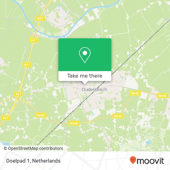 Doelpad 1, 4731 JE Oudenbosch kaart