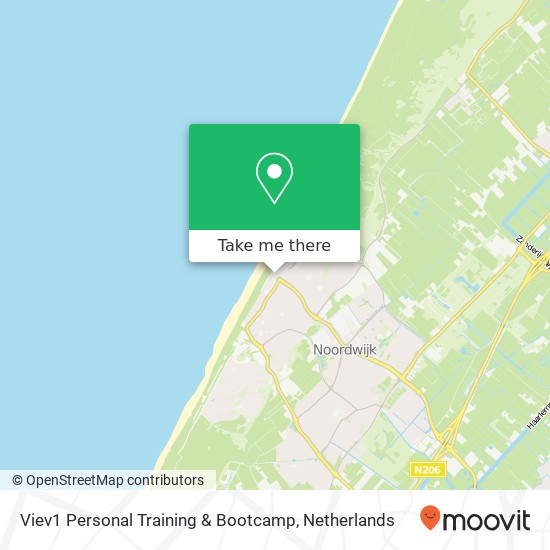Viev1 Personal Training & Bootcamp, Vuurtorenplein kaart